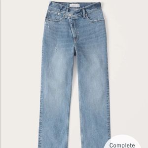 Abercrombie Ultra High Rose 90s Straight Jean